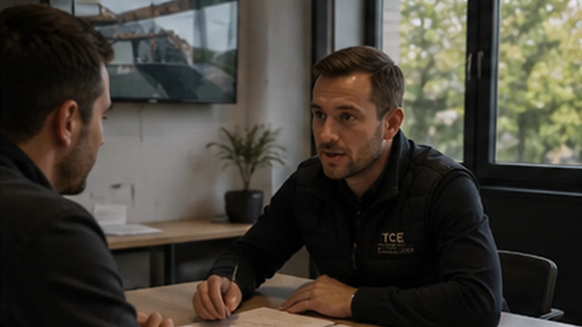 Visite conseil — illustration IA Hortenns TCE