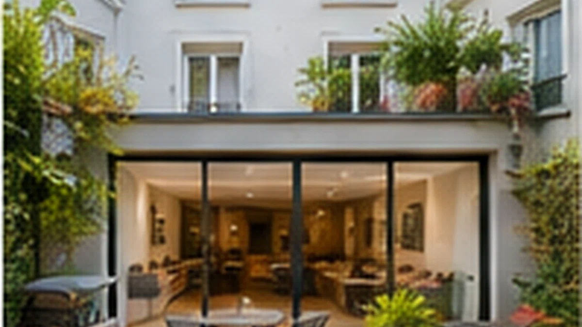 Maison de ville — illustration IA Hortenns TCE