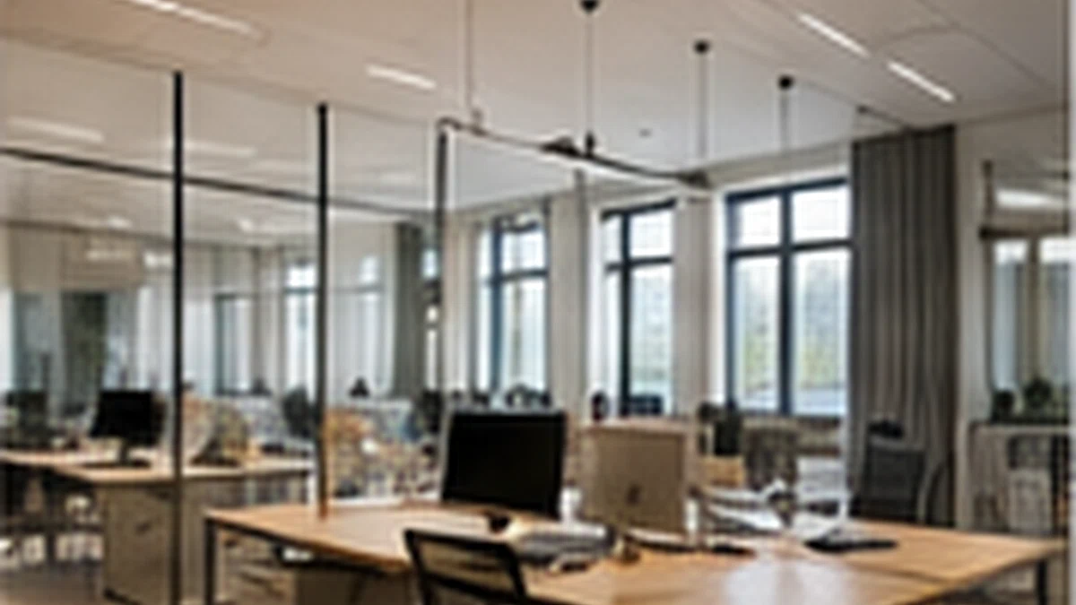 Bureaux aménagés — illustration IA Hortenns TCE