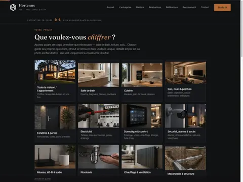 Illustration de l’interface du Studio IA Hortenns TCE