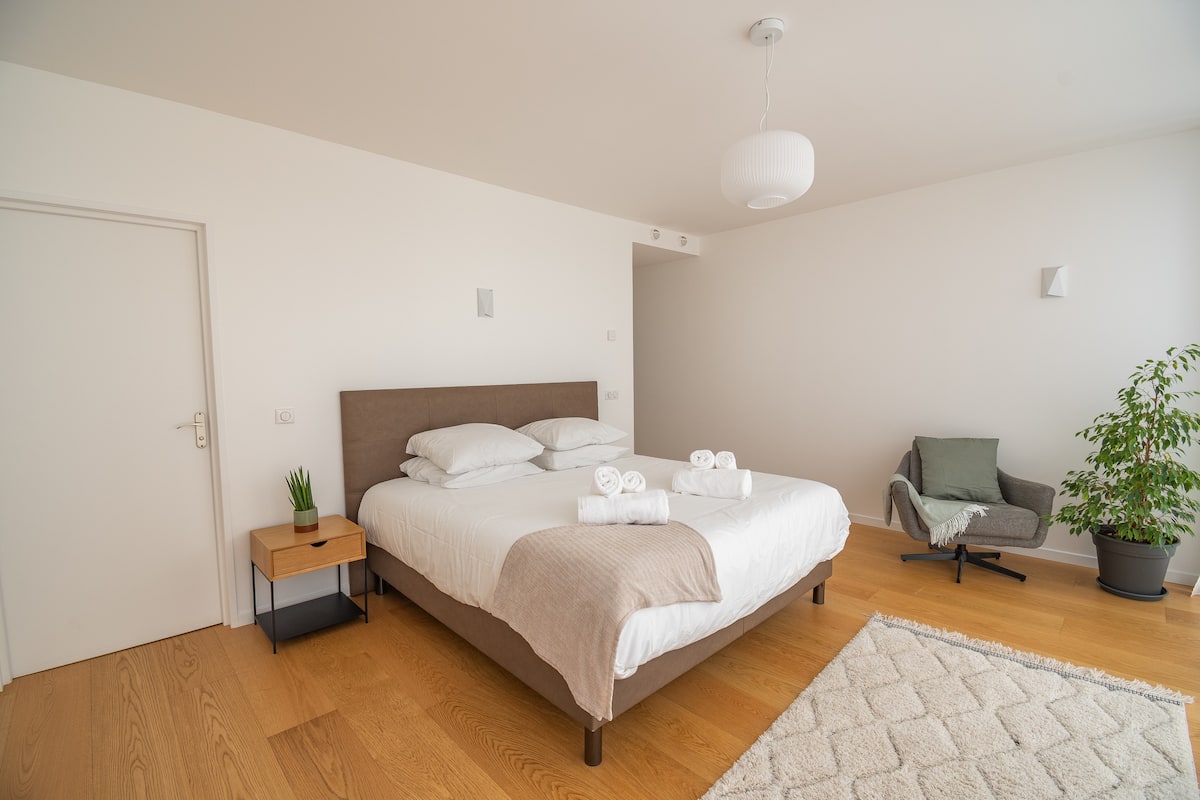 Suite parentale, parquet chêne massif
